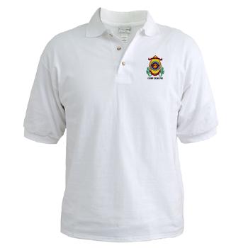 CL - A01 - 04 - Marine Corps Base Camp Lejeune with Text - Golf Shirt